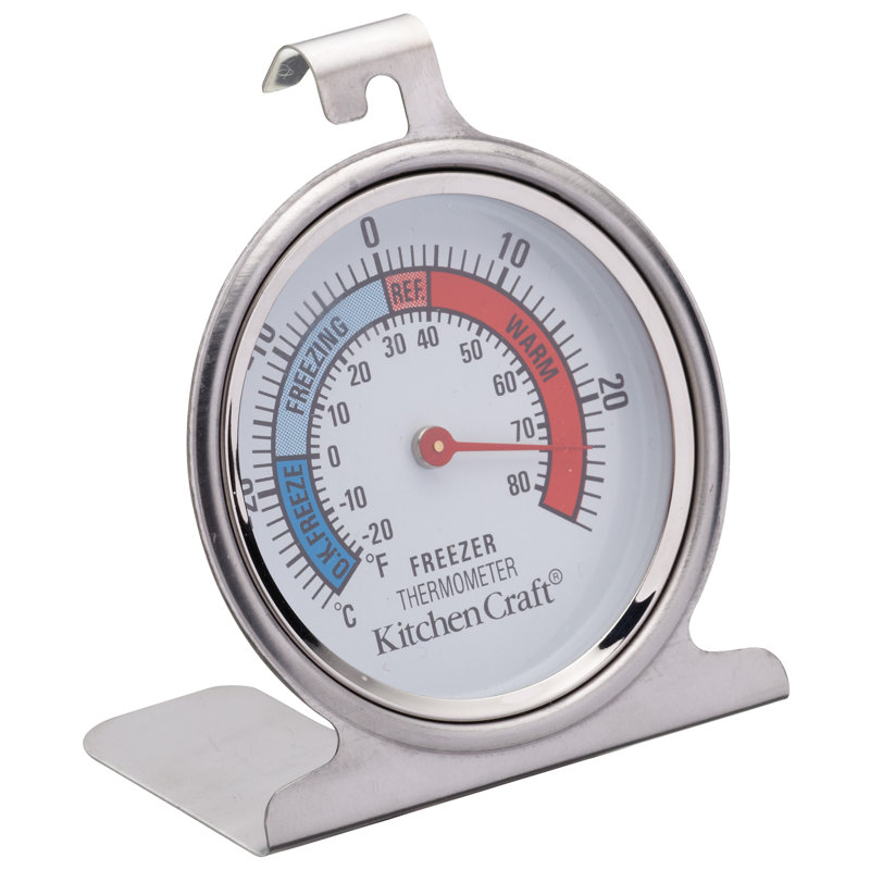 KitchenCraft Stainless Steel Fridge Dial Thermometer & Reviews